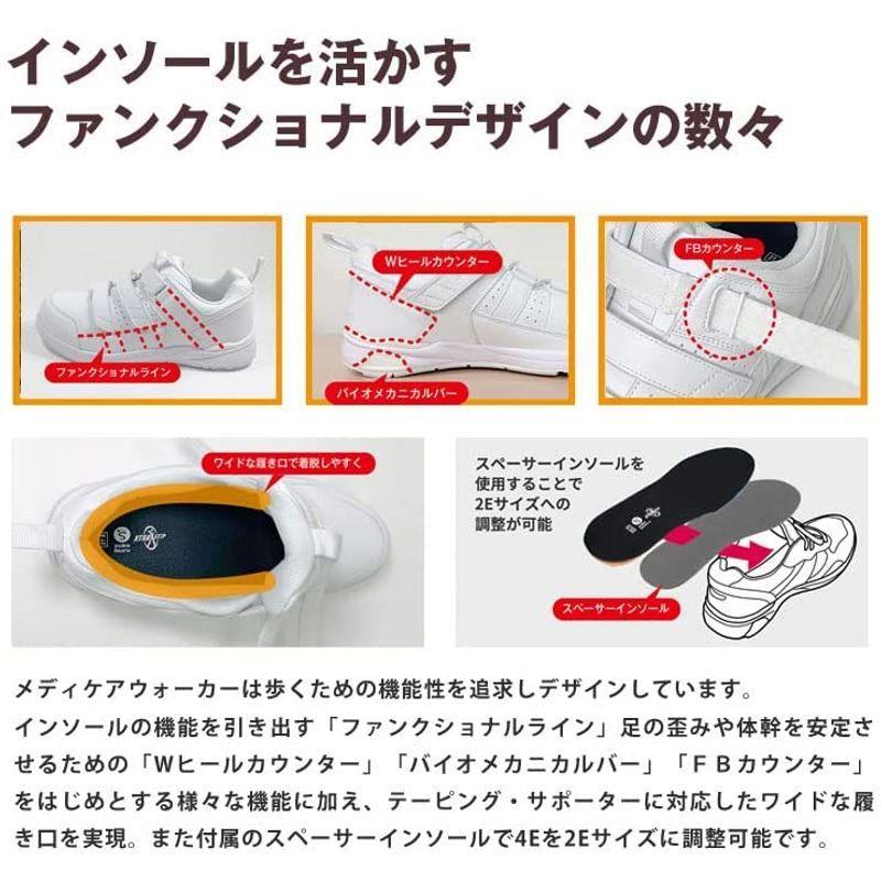 すこぶるメディケアウォーカー(25.0・ブラック)＆おもてな紙セットメディケアウォーカー 立ち仕事 男女兼用 スニーカー スコブル ハイブリ 材質 ブラック ＆おもてな紙セットメディケアウォーカー 立ち仕事 男女兼用 スニーカー スコブル 　 甲材