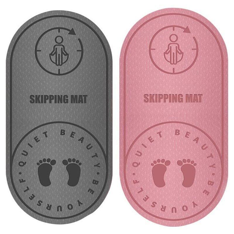 縄跳び マット エア縄跳び マット 防音 室内 折り畳み 縄跳びパッド