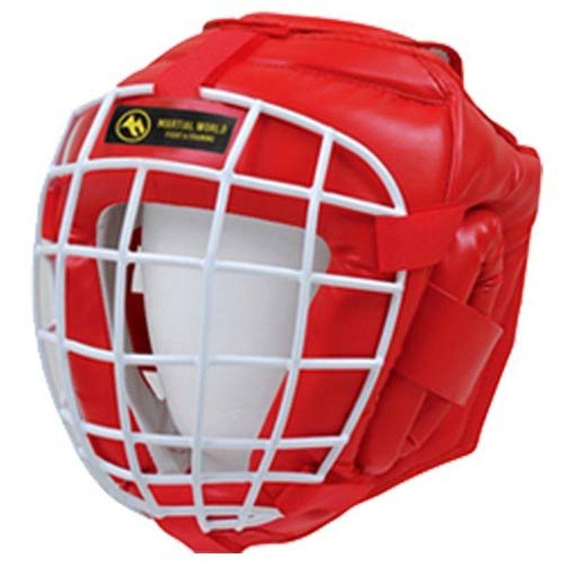 マーシャルワールド ヘッドガード金網面 RD HG17 一般用L