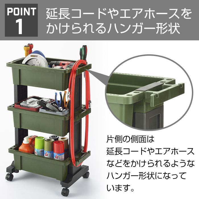 JEJアステージ ツールワゴン ツールボックス 3段 日本製 国産