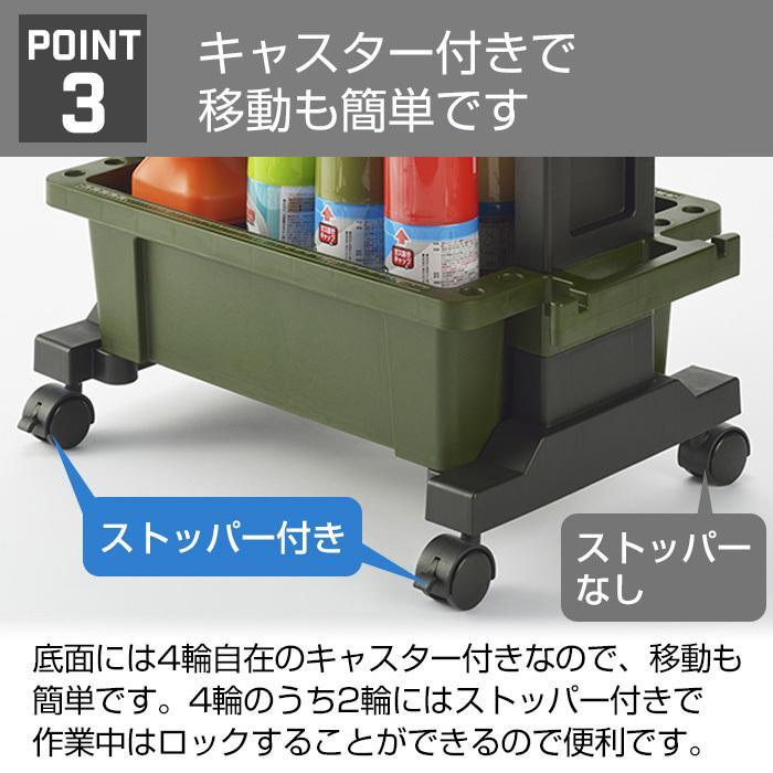 ツールワゴン ツールボックス 3段 日本製 国産 キャスター付き ワゴン  