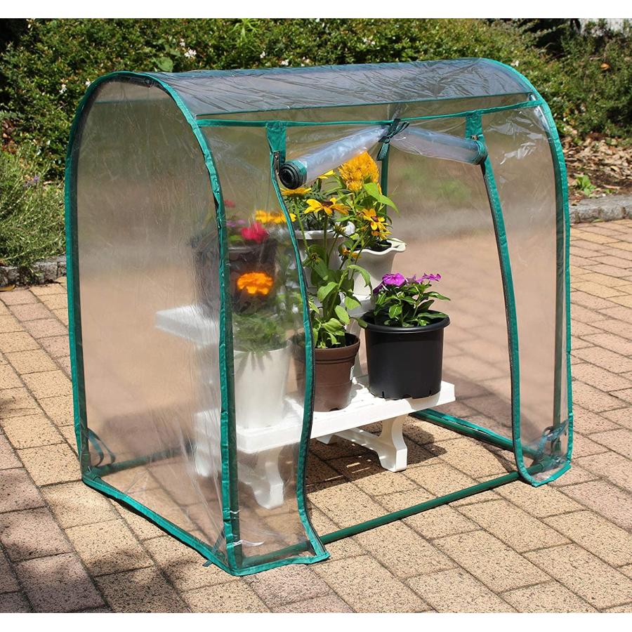 ビニールハウス 温室 家庭用 植物 6段 園芸 屋外 雨よけ 虫よけ 工事