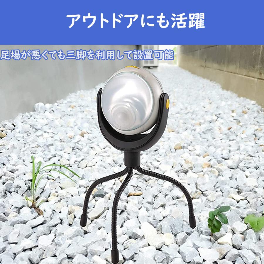 RITEX センサーライト 屋外 三脚付き 人感センサーライト 電池式 RITEX センサーライト 屋外 三脚付き 人感センサーライト 電池式