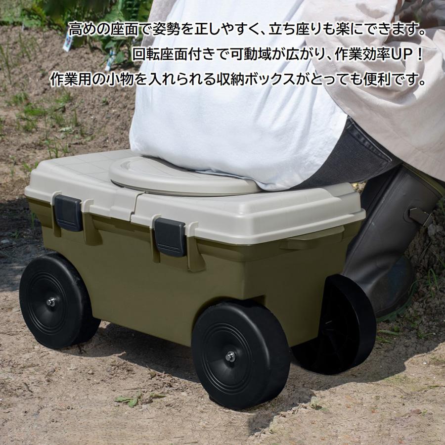 グリーンパル（GREEN PAL） 園芸カート フィールドカート 回転座面