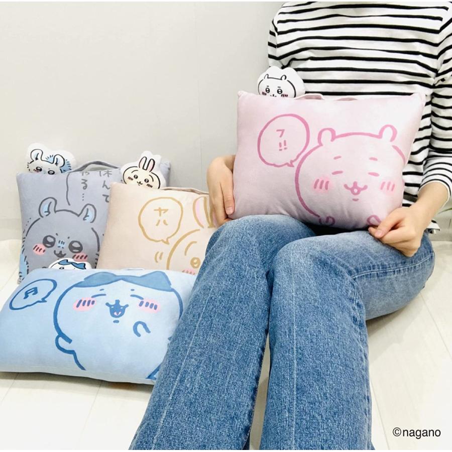 ちいかわ モモンガ クッション枕 ハチワレ うさぎ かわいい 28×39cm