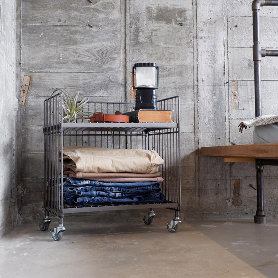 COLLEND（コレンド） ワゴン キャスター付き 2段 ランドリーワゴン