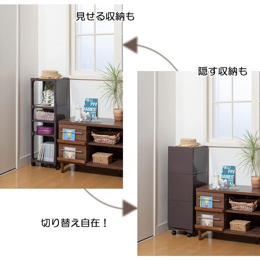 ラタン 家具 籐 シューズラック 靴箱 玄関 収納 6段 ブラウン