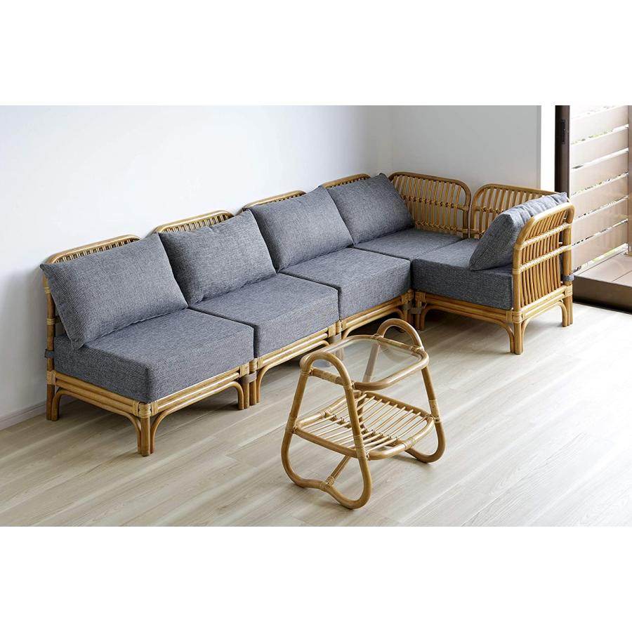 大竹産業 ラタン ソファ おしゃれ 並び替え自由 組み合わせ