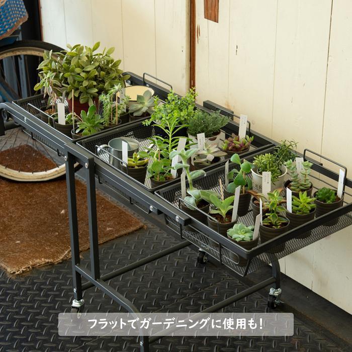 永井興産 キッチンワゴン キャスター付き ワゴン スチールワゴン