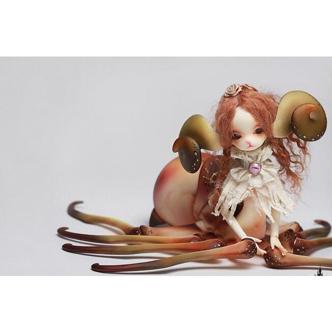 球体関節人形 本体+眼球+メイクアップ済 BJD カスタムドール 球体関節人形 本体+眼球+メイクアップ済 BJD カスタムドール