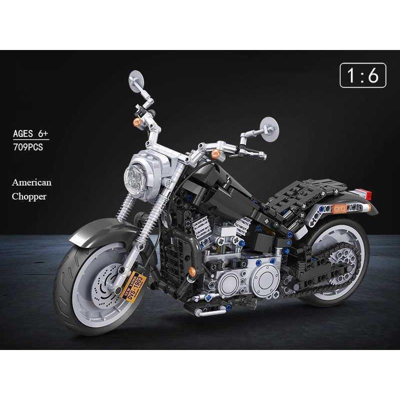 レゴ互換 ハーレーダビッドソンタイプ 組み立てブロックセット 709