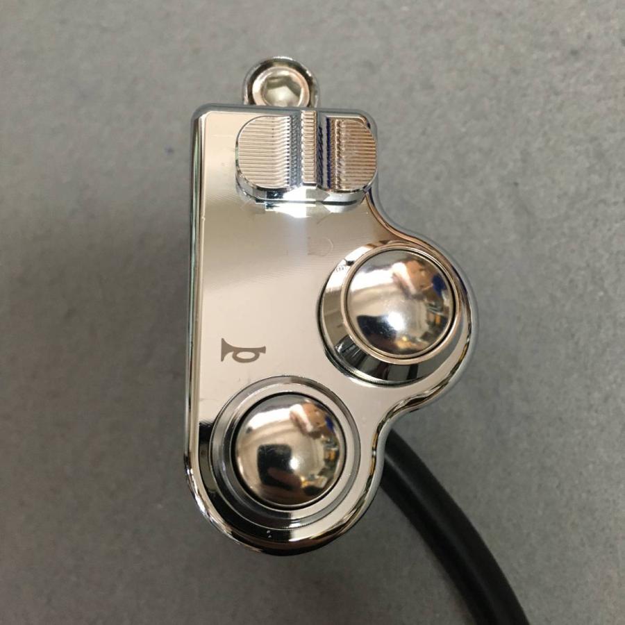 25mm 1インチハンドル ミニ スイッチ ボックス クローム プッシュ