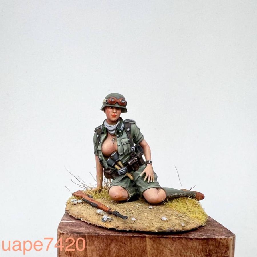 ガレージキット フィギュア 兵士 軍人 女性 1/35 未塗装未組立 ガレージキット フィギュア 兵士 軍人 女性 1/35 未塗装未組立