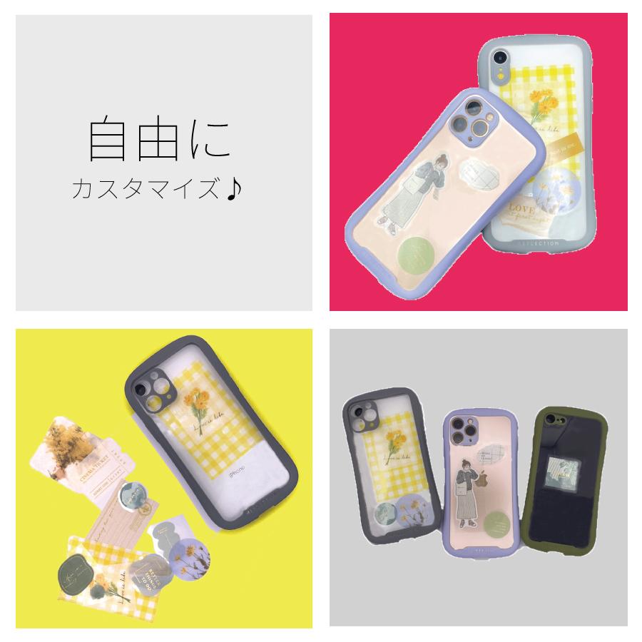 iPhone15 iPhone14 iPhone13 iPhone12 iPhone11 iPhone SE iface型 ケース クリア 透明 スマホ ストラップ 耐衝撃 シンプル 可愛い iPhoneケース  韓国｜online-yorozuya｜16