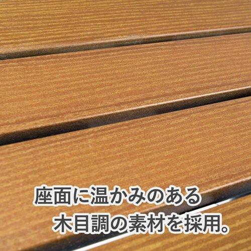 【送料無料】 シャワーチェア　人工木材　HIGHタイプ 風呂イス ドライブデヴィルビス