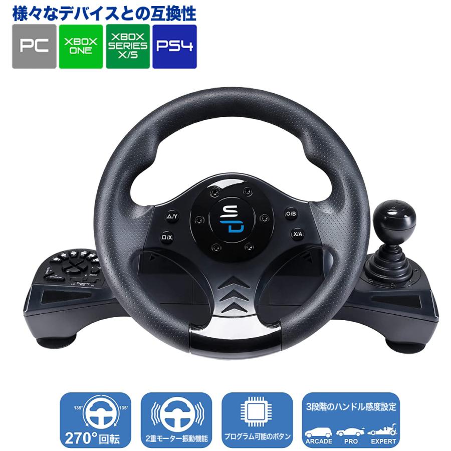 Subsonic ハンドルコントローラー ゲームハンドル Ps4 Pc Xbox One Xbox X S 対応 Sg750 01 オンラインフリーストア 通販 Yahoo ショッピング