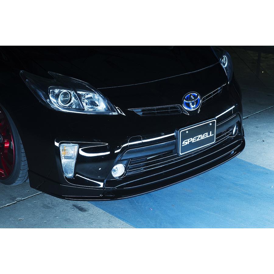 トヨタプリウス30後期用フロントリップスポイラー プリウス リップ スポイラー 後期 ZVW30 フロントアンダー 未