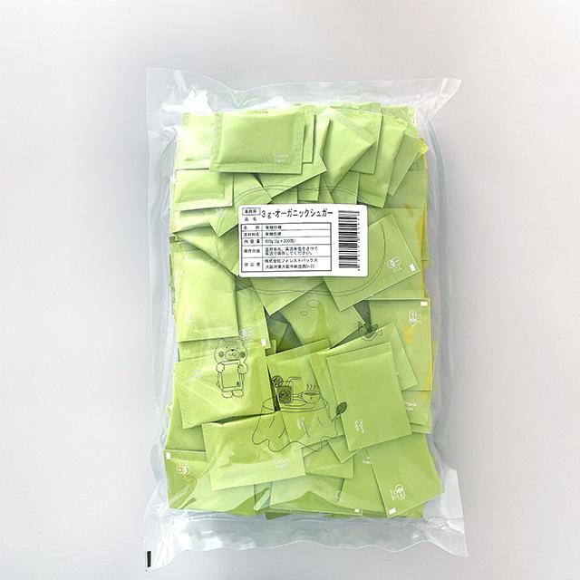 ほぼ無地オーガニックシュガー1c/s＝3g 200個入り×5袋 : onlineshop