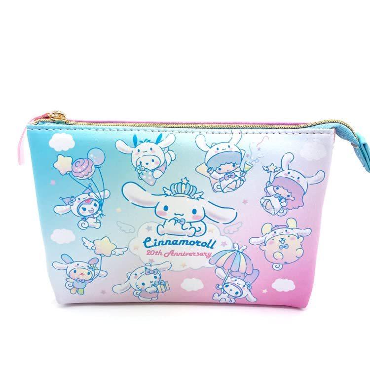 オリジナル シナモンまねっこ マリモクラフト 3ポケットポーチ Cnm 090 W16 H11 D4 5cm ピンク オブジェ 置き物 Www We Job Com