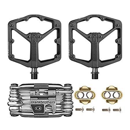 レビューで送料無料 クランクブラザーズ スタンプ 2 軽量 レーシングバイクペダル ペダル ペア ブラック M19 自転車メンテナンスマルチツールキット 数量限定 特売 Atempletonphoto Com
