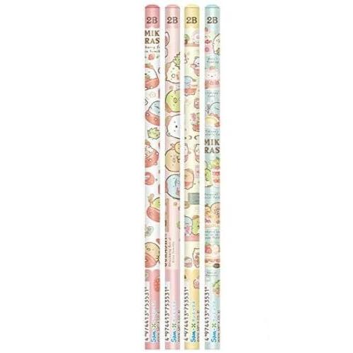 San-X（サンエックス） すみっコぐらし かきかた鉛筆 4本セット 2B