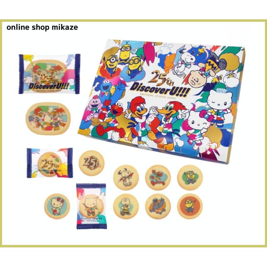 USJ 25周年 Discover U!!! プリントクッキー オールキャラクター お