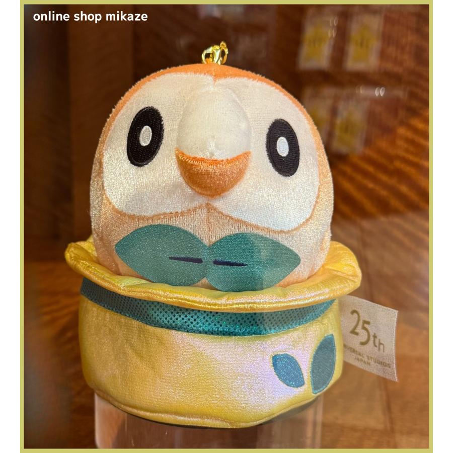 USJ 限定　25th ポケモン　モクロー　ぬいぐるみ&マスコットキーチェーン USJ 25周年 Discover U!!! ぬいぐるみキーチェーン モクロー