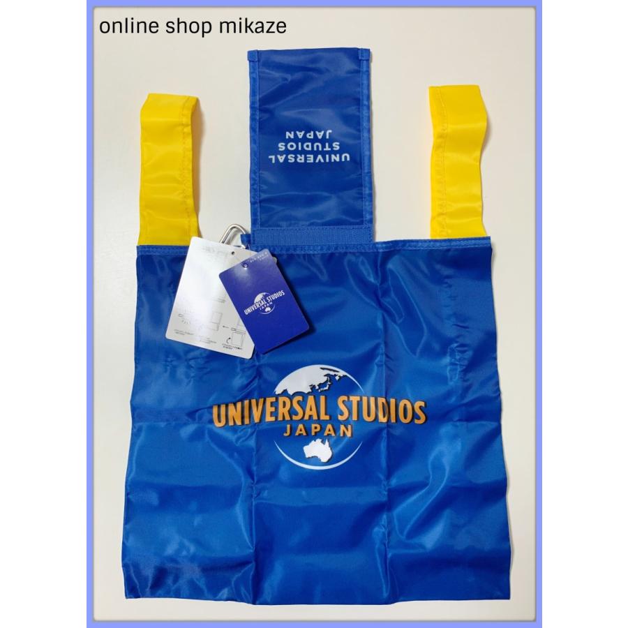 USJ 折りたたみエコバッグ カラビナ付き ロゴ お土産 グッズ ユニバ