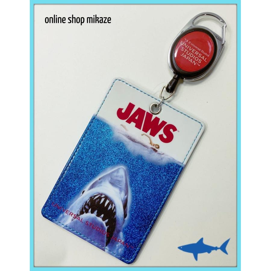 USJ JAWS ジョーズ リール付きパスケース お土産 グッズ ユニバ USJ JAWS ジョーズ リール付きパスケース お土産 グッズ ユニバ