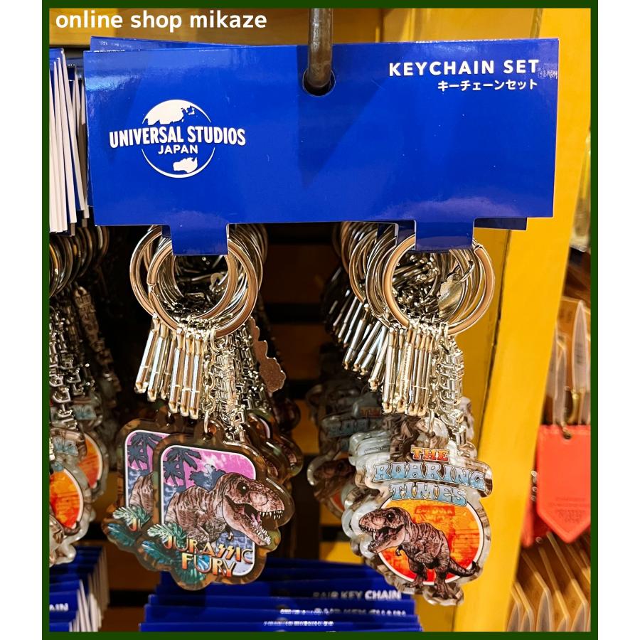 USJ ジュラシック・ワールド キーチェーンセット JURASSIC FURY