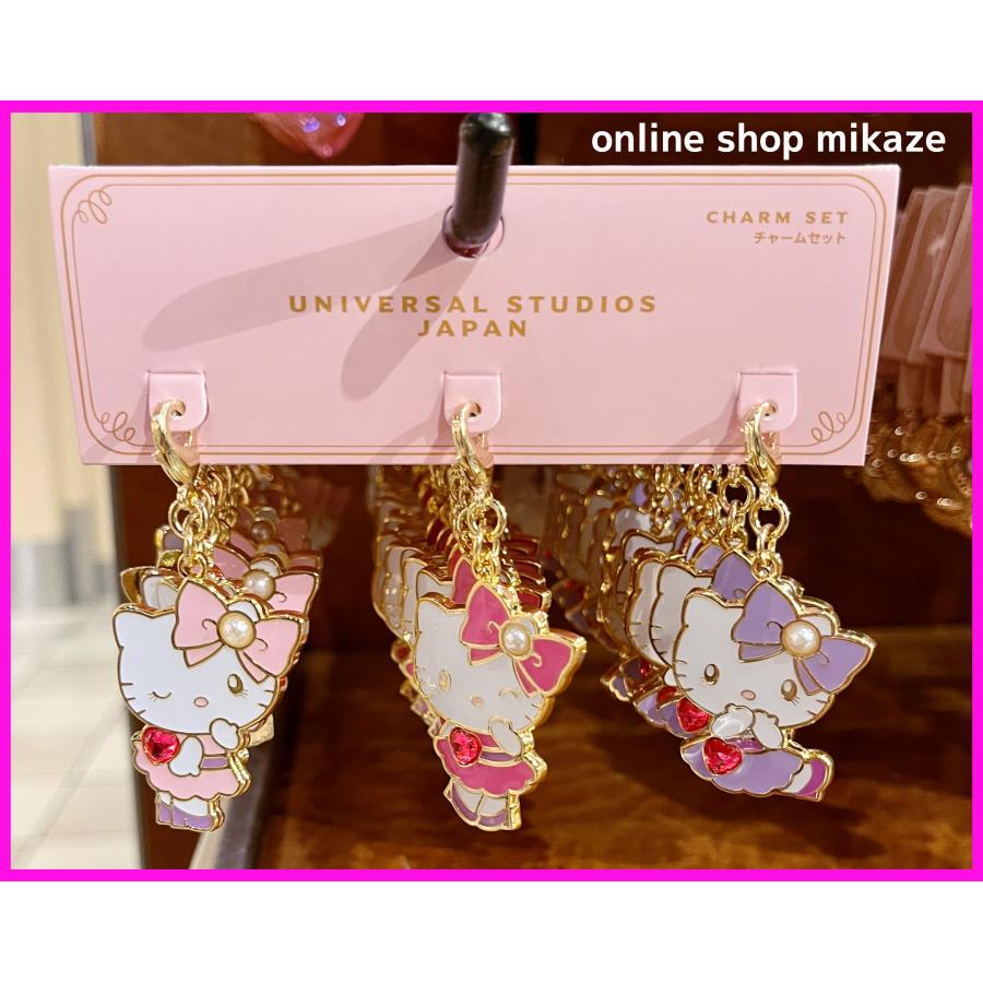 USJ ハローキティ チャーム 3個セット キティちゃん お土産 USJ ハローキティ チャーム 3個セット キティちゃん お土産