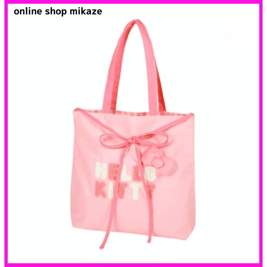 USJ ハローキティ トートバッグ リボン お土産 グッズ ユニバ