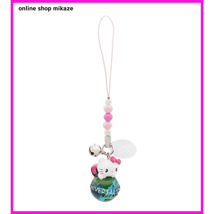 USJ ハローキティ ストラップ ユニバーサルグローブ お土産 グッズ お