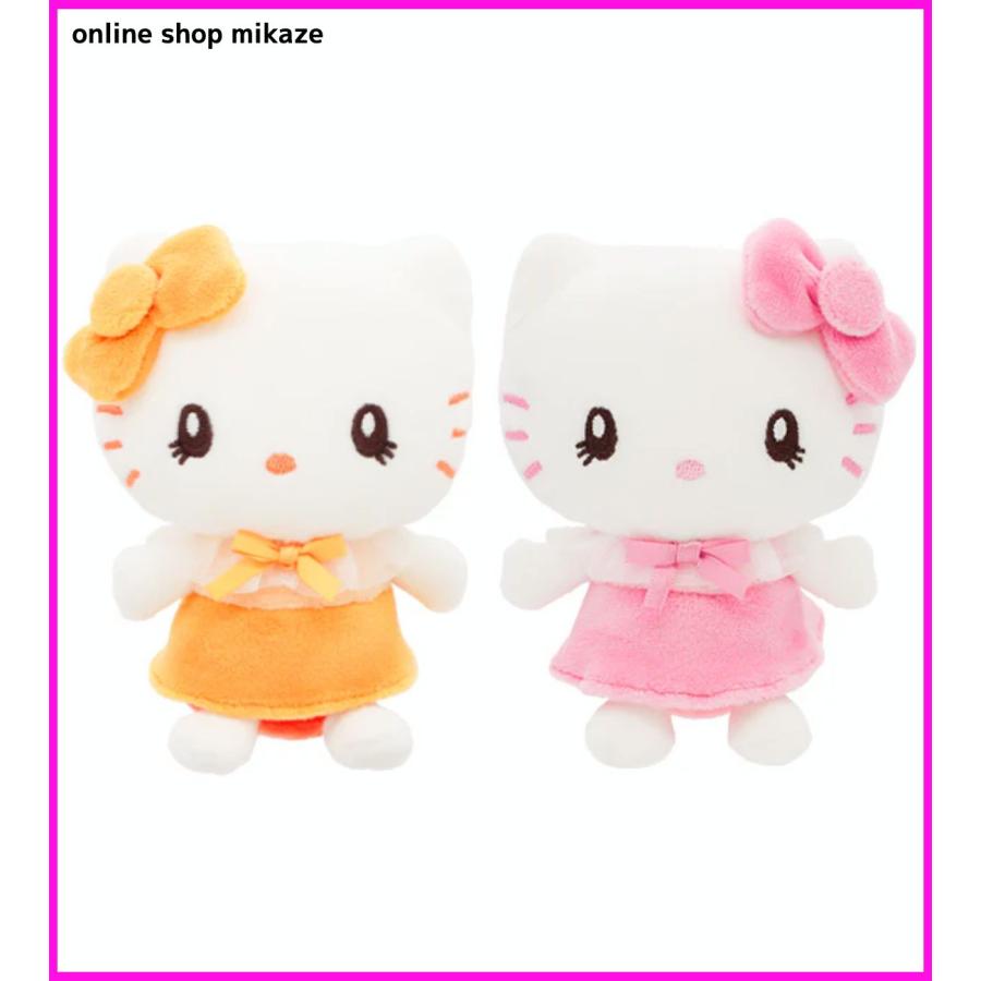 新品・未使用✨キティちゃん ぬいぐるみ ２個セット 1 USJ ハローキティ ぬいぐるみ 2個セットハローミミィ/ハローキティ S