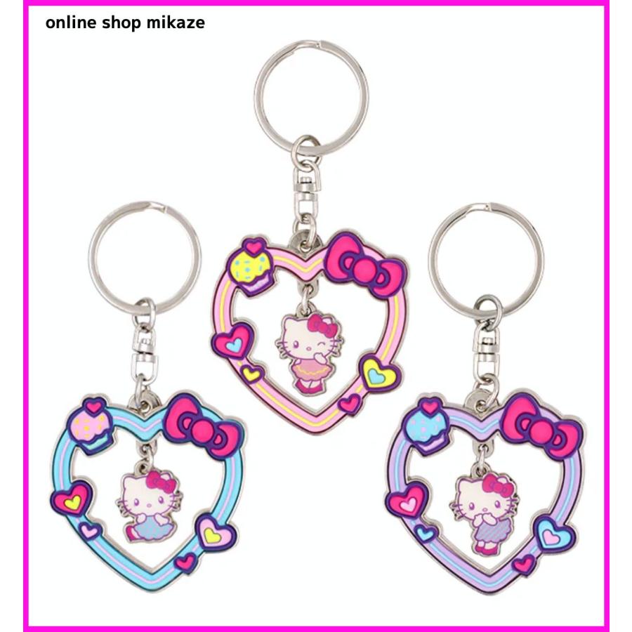 USJ ハローキティ キーチェーン 3個セット ハート お土産 グッズ