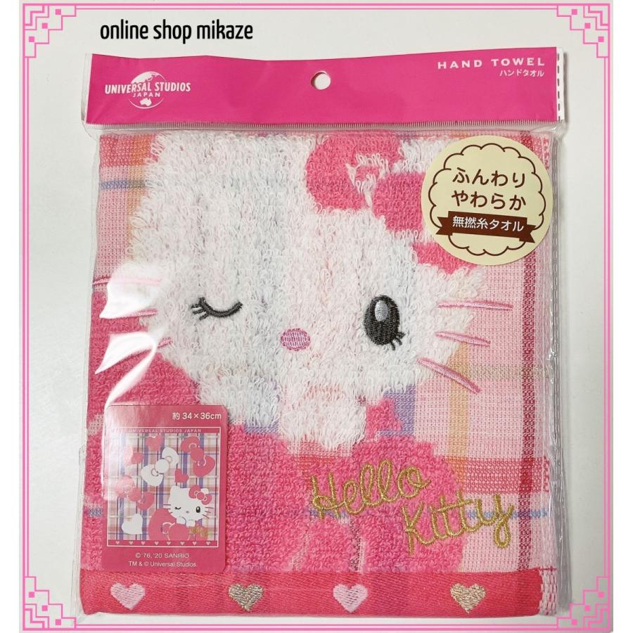 Usj キティちゃん ハンドタオル 無撚糸タオル ウインク お土産 グッズ ユニバ 公式 Usj Kitty Handtowel Wink Online Shop 海風 通販 Yahoo ショッピング
