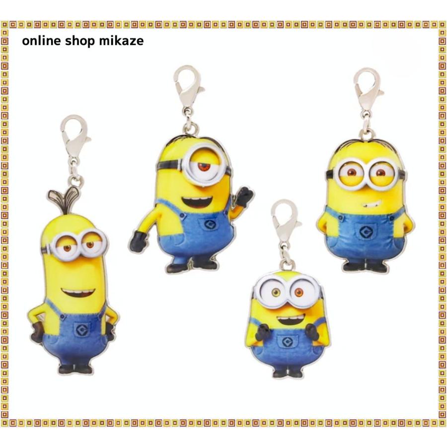 USJ ミニオン チャーム 4個セット お土産 グッズ ユニバ 公式 : Online