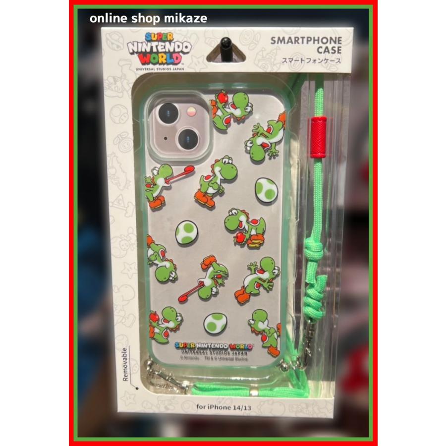 USJ 任天堂 スーパーマリオ iPhoneケース 14/13対応 ヨッシー お土産 グッズ 公式 usjnin23070406