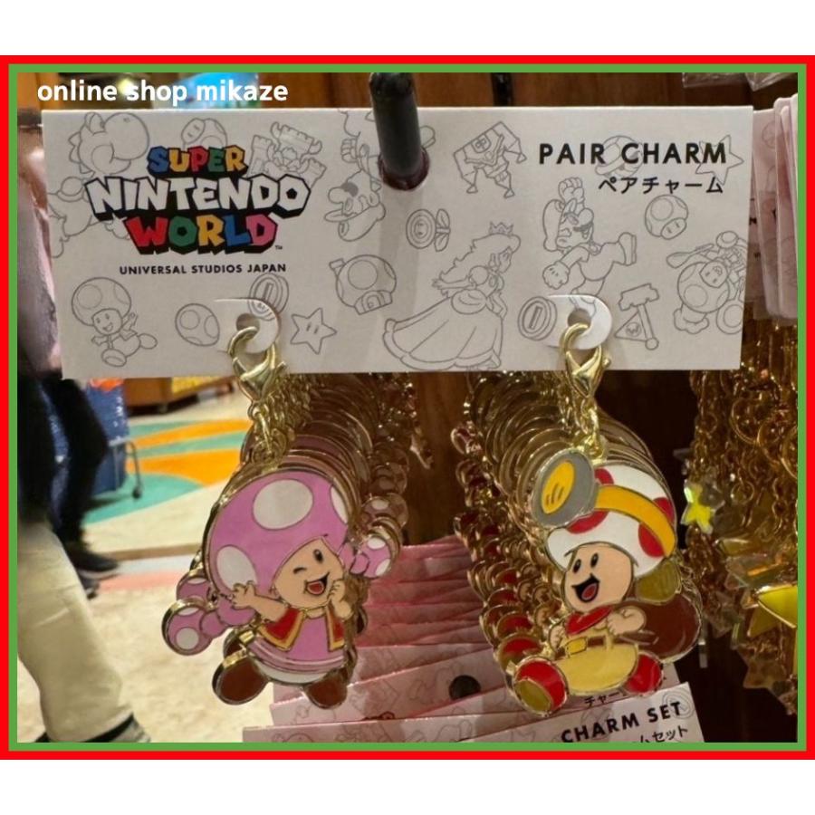 USJ 任天堂 チャーム 2個セット キノピコ&キノピオ隊長 お土産 グッズ