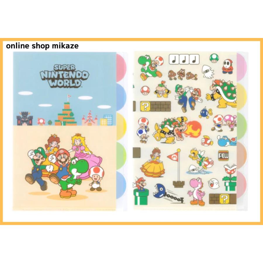 スーパーマリオのクリアファイル クリアファイル スーパーマリオ パワーアップ A【Nintendo TOKYO