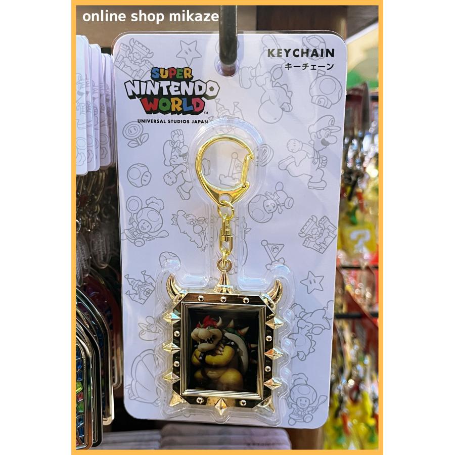 USJ 任天堂 スーパーマリオ キーチェーン クッパ 絵画風 お土産 グッズ