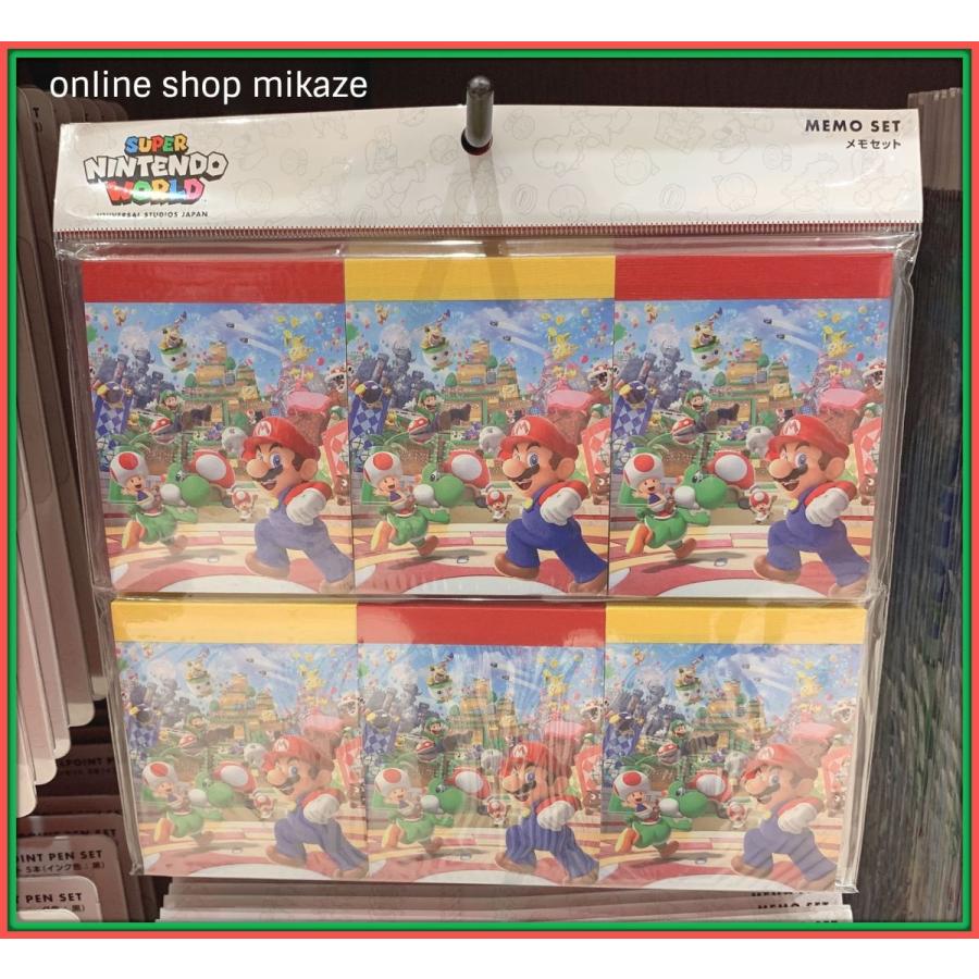 Usj 任天堂 スーパーマリオ メモセット 6冊入り お土産 グッズ 公式 Usj Nintendo Memoset World Online Shop 海風 通販 Yahoo ショッピング