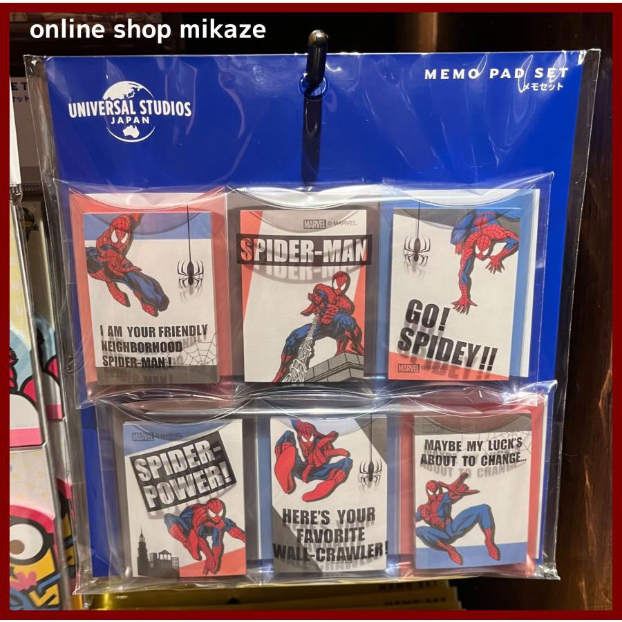 Usj スパイダーマン ケース入りメモ帳 ６個セット お土産 グッズ ユニバ 公式 Usj Sm Memo6 Case Online Shop 海風 通販 Yahoo ショッピング