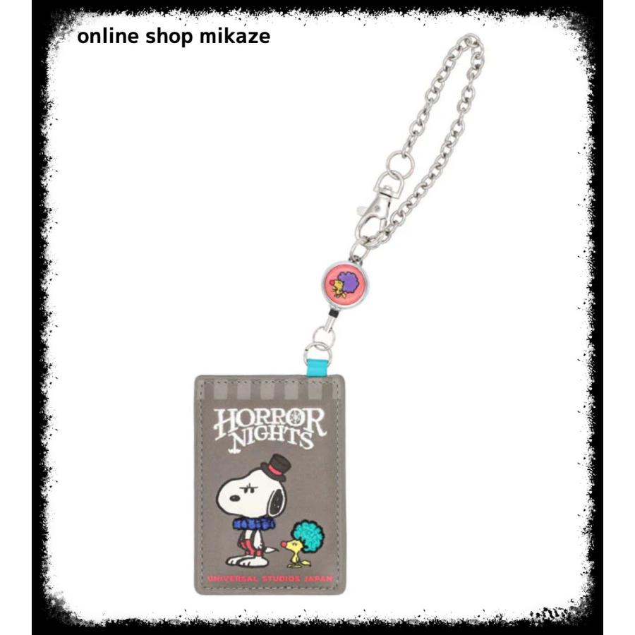 Peanut SNOOPY スヌーピー USJ ケース HorrorNight USJ Peanuts Snoopy Reel Pass Case Horror Night 2025