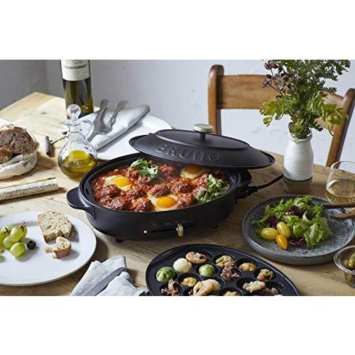 人気が高い Bruno ブルーノ オーバルホットプレート 本体 プレート4種 たこ焼き 深鍋 平面 グリル ブラック Black 黒 おすす A B07w48fb79 オンラインショップみっけ 通販 Yahoo ショッピング 高質で安価 Menumaui Com