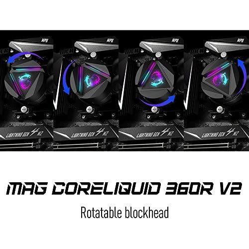 MSI MAG Core Liquid 360R V2 簡易水冷CPUクーラー LGA1700対応 FN1669 ブラック｜onlineshop-mk｜08