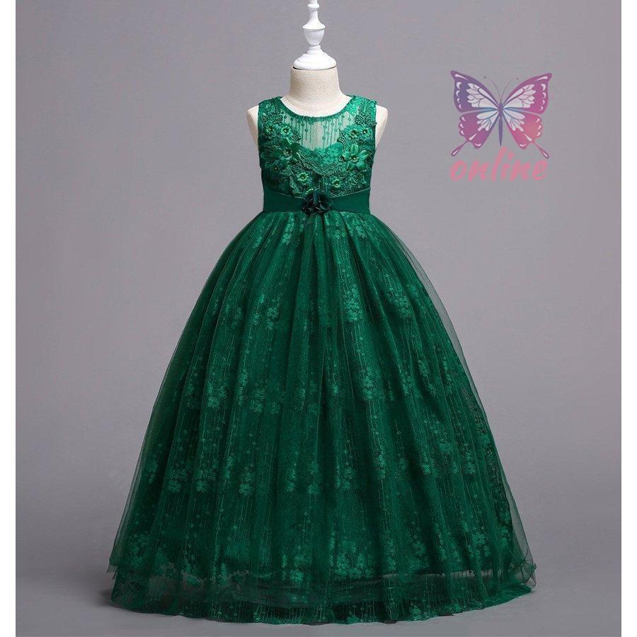 限定 子供ドレス ピアノ発表会 ロング 結婚式 キッズ フォーマルドレス 子どもドレス ジュニアドレス 6色 120 130 140 150 160 170 パーティードレス | ブランド登録なし | 01