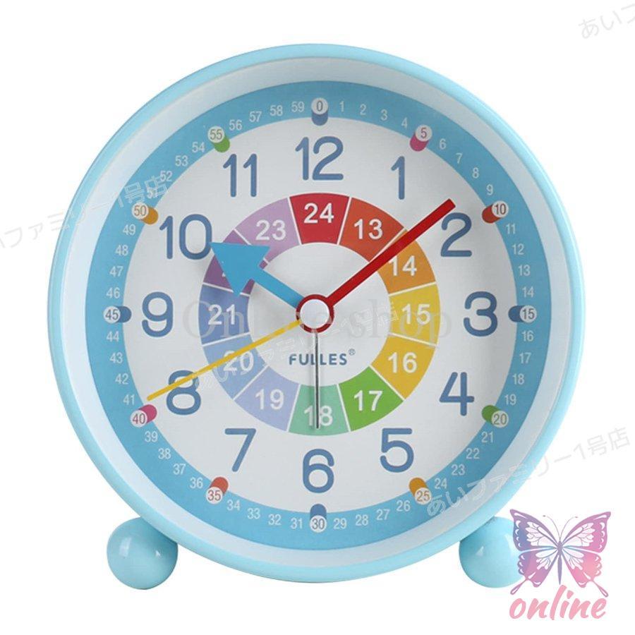 子供 目覚まし時計 知育 部屋 かわいい 24時間表示 静音 置き時計 おしゃれ 光 大容量 起きれる 北欧 おしゃれ 学習時計 知育時計 見やすい プレゼント｜onlineshop-musashi｜11