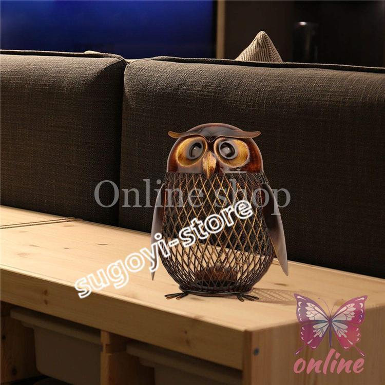 フクロウボックス 貯金箱 動物の置物 クリエイティブ 飾り フクロウボックス 貯金箱 動物の置物 クリエイティブ 飾り