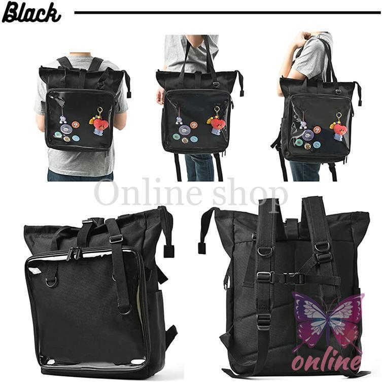 痛バッグ ショルダーバッグ 透明バッグ リュック トート